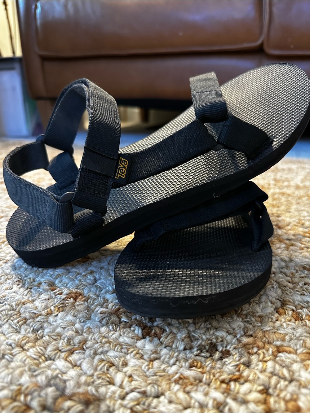 Teva Black Strap Sandals